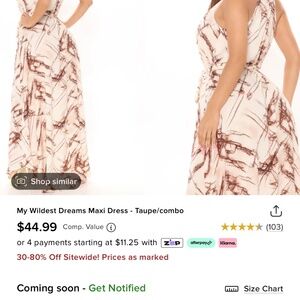 Fashion Nova Maxi Dress